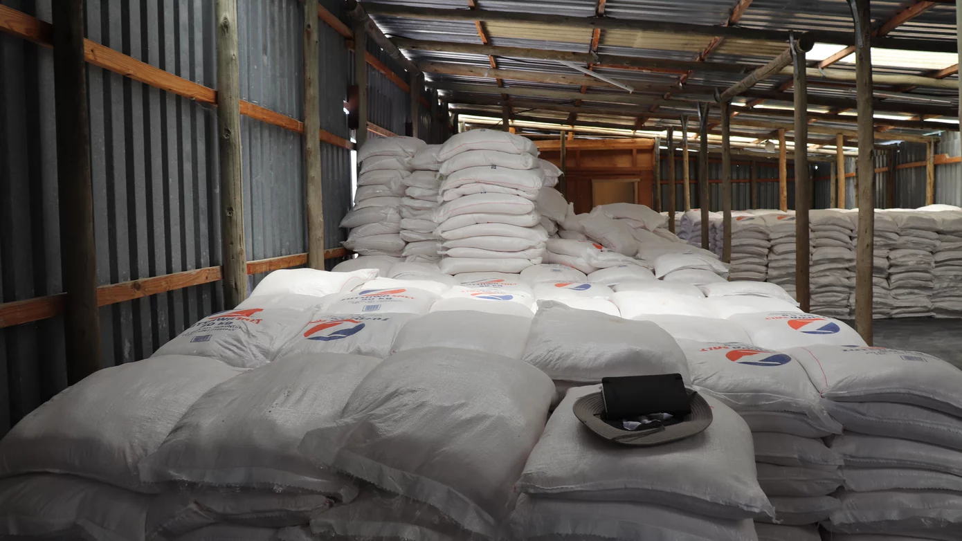 Packed Salt bags