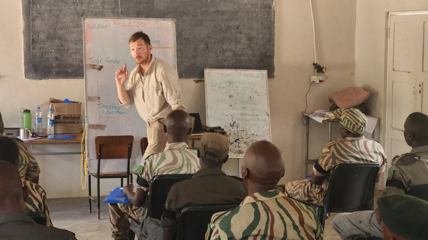 Class work during the training